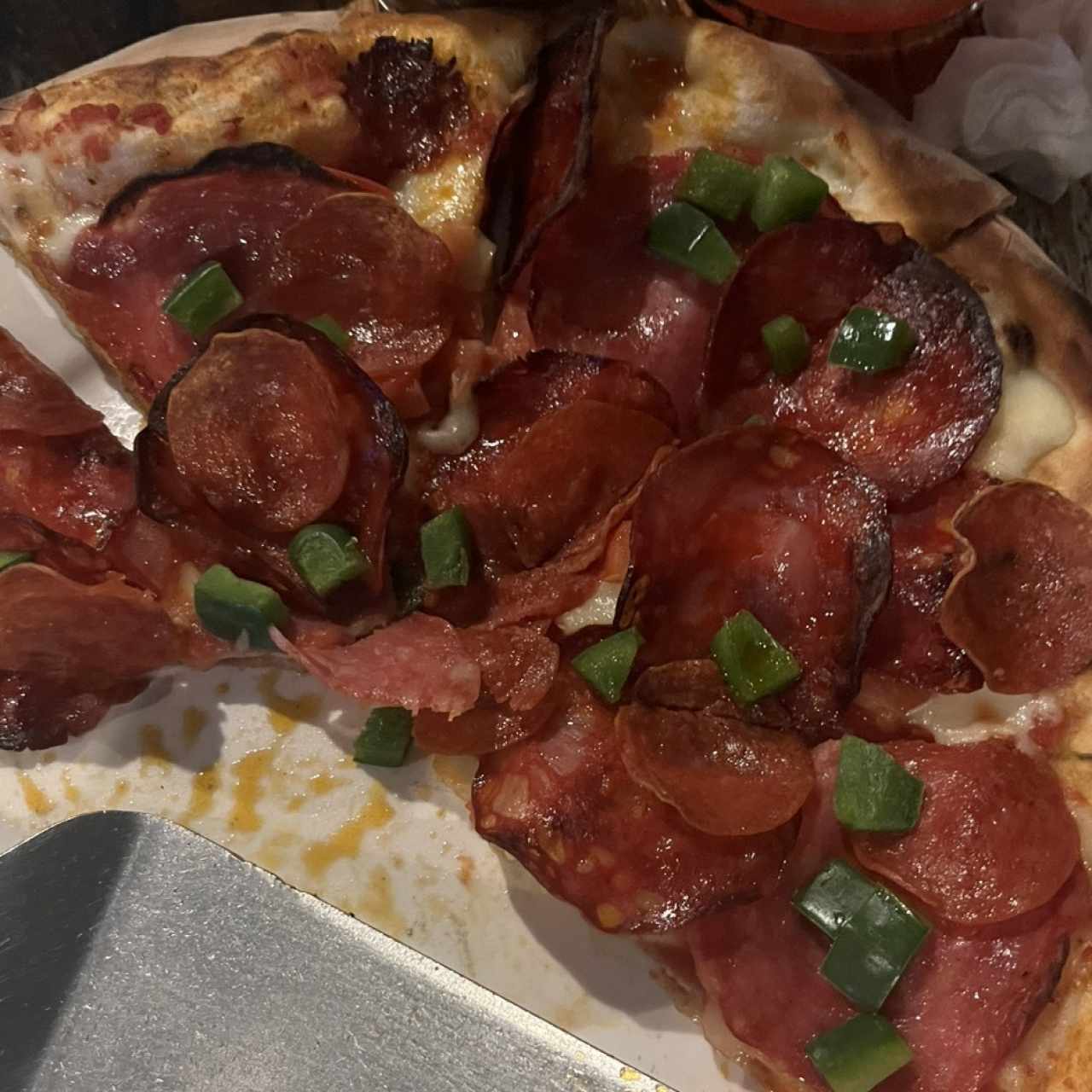 Una pizza de 8