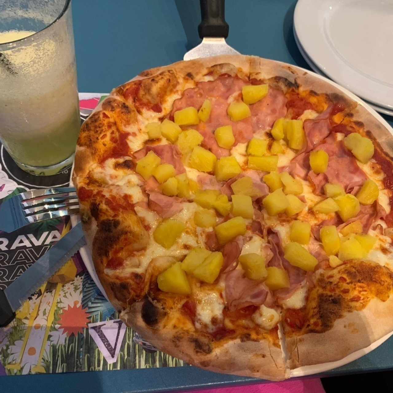 Pizza de piña 