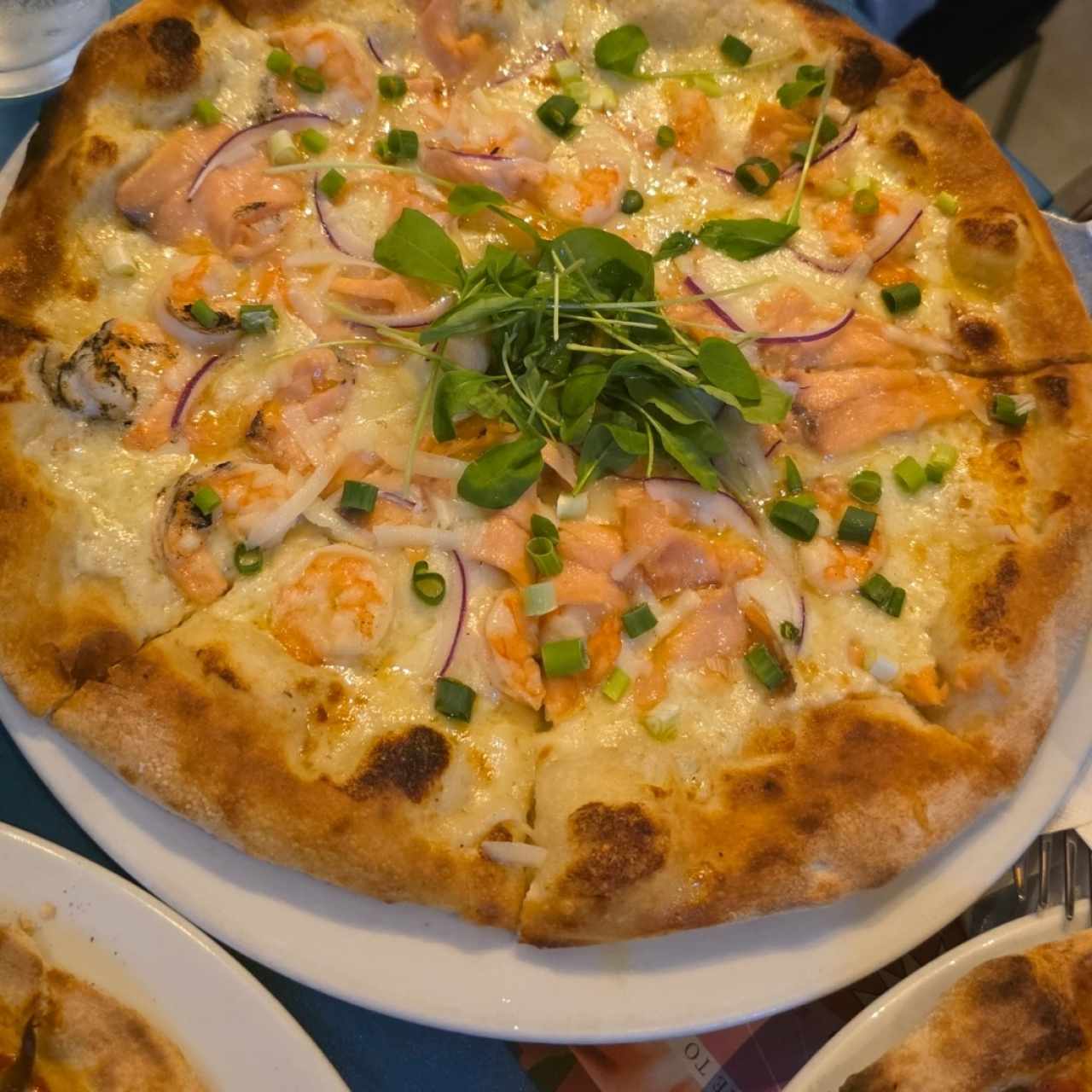 Salmón Camarones