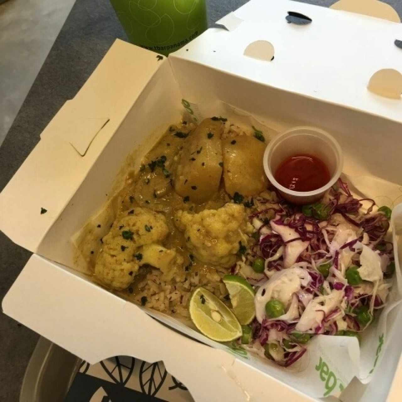 Veggie curry hot box