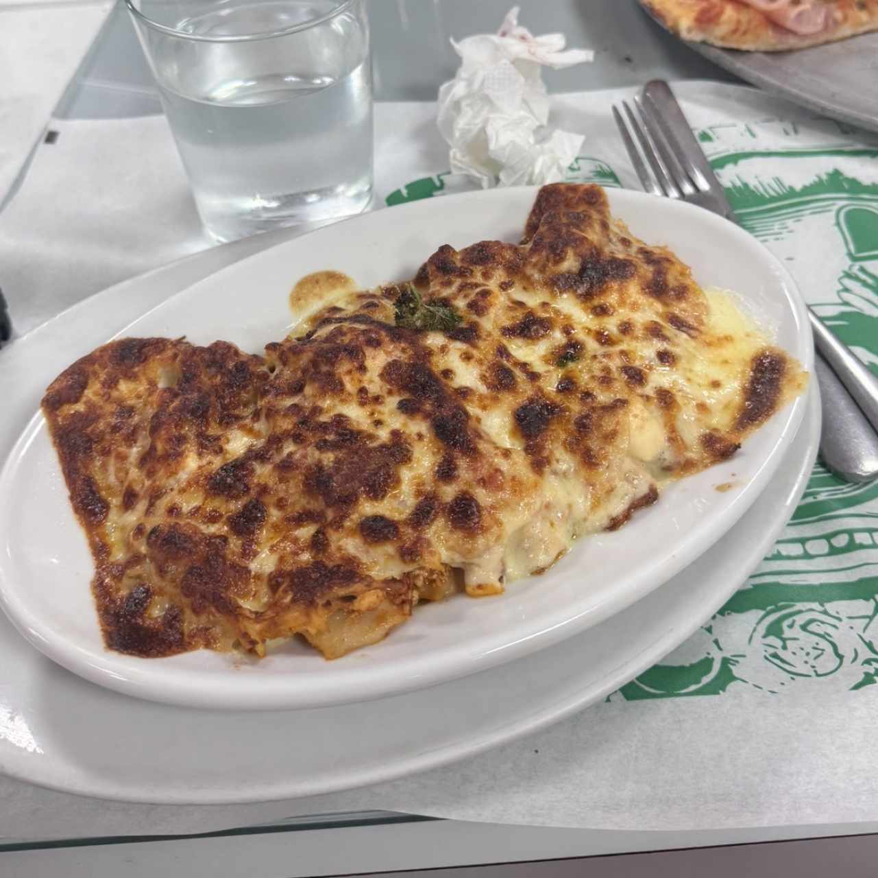 Lasaña Gratinada de Pollo