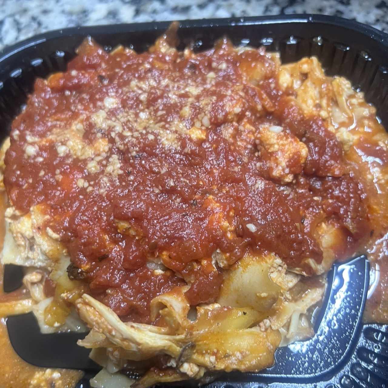 Lasaña de pollo