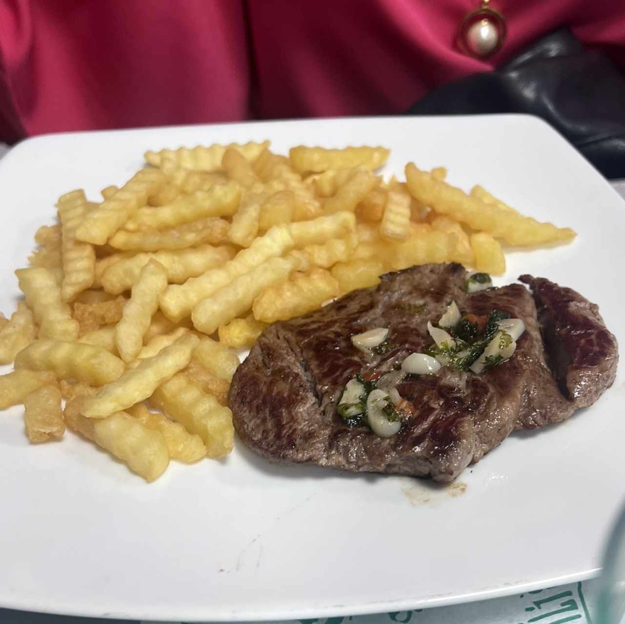 Filete con papas