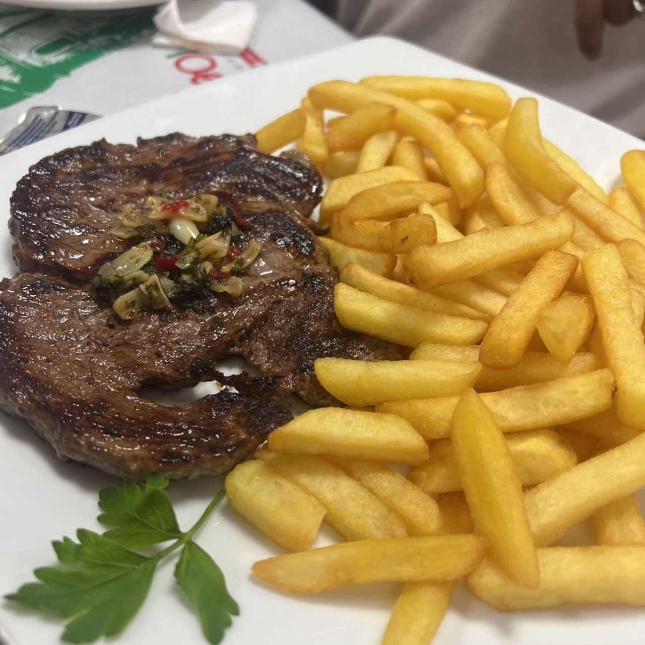 Filete con papas