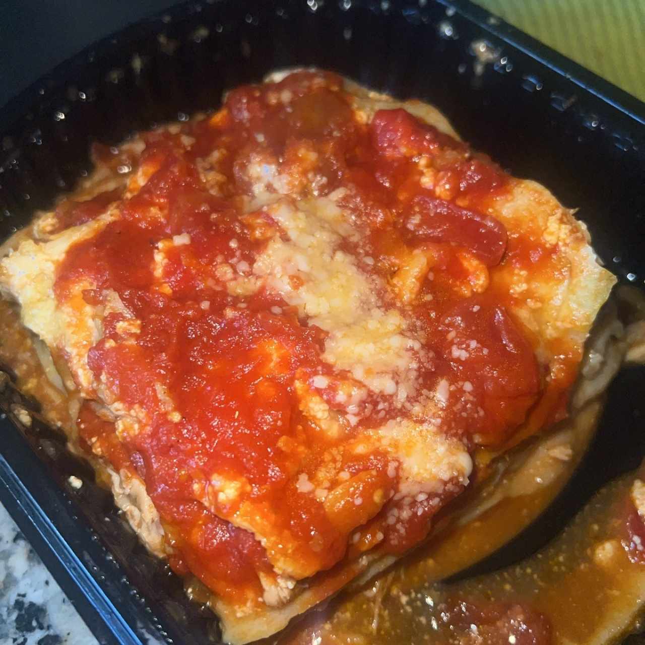 Lasaña de pollo