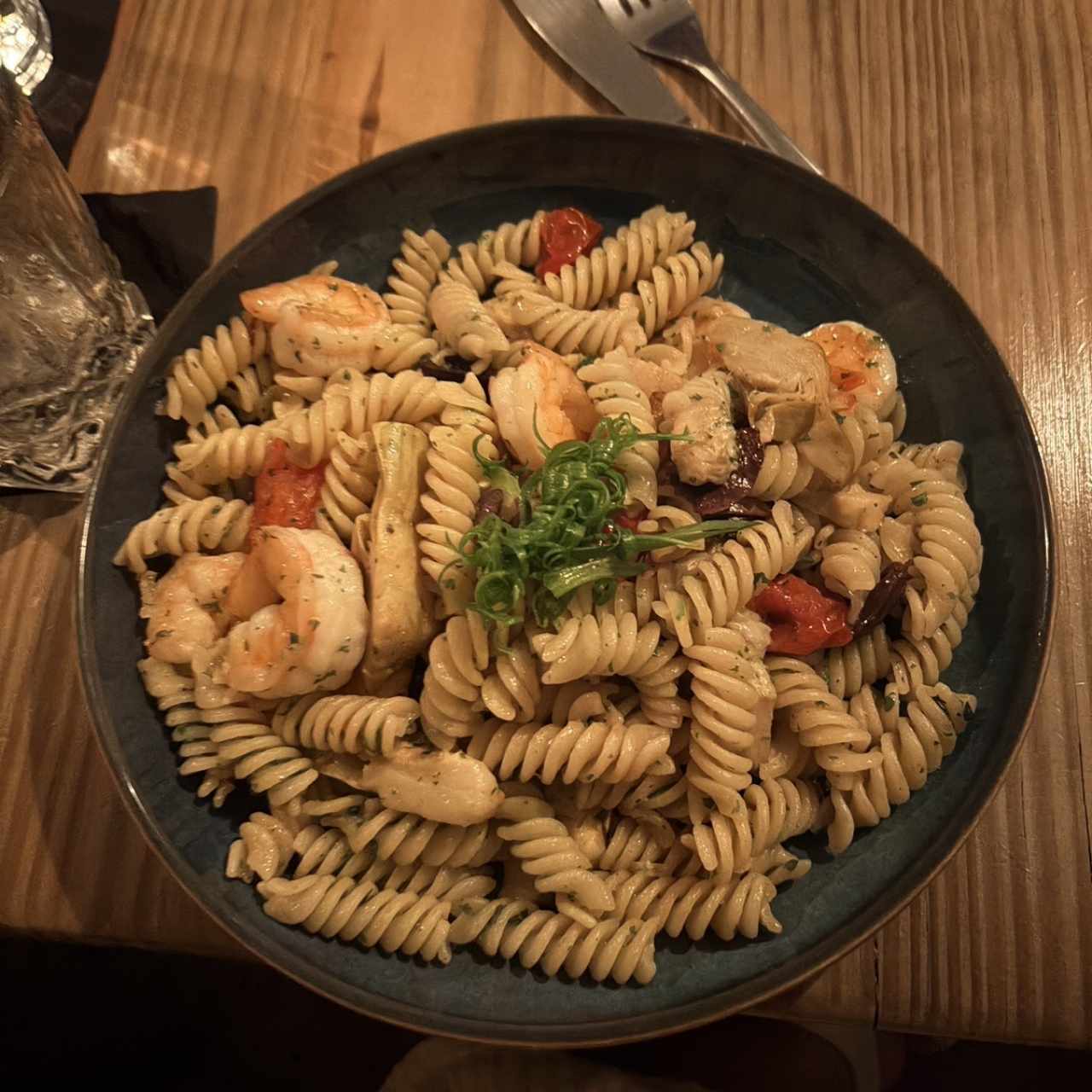 Platos Fuertes - Pasta mediterránea