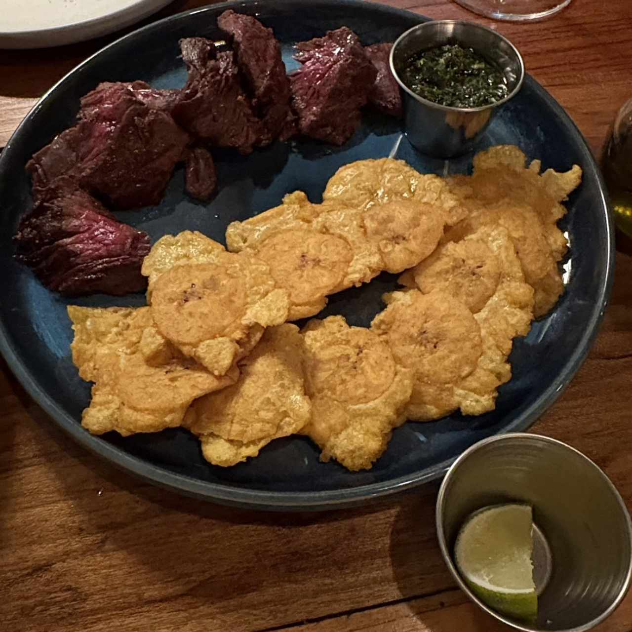 Entraña con patacones