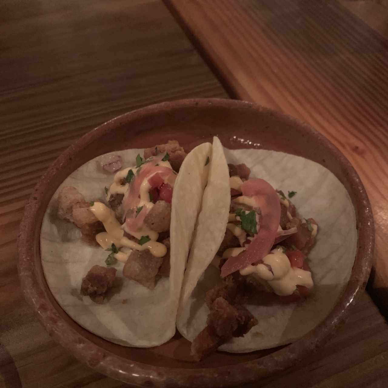 tacos de chicharron 
