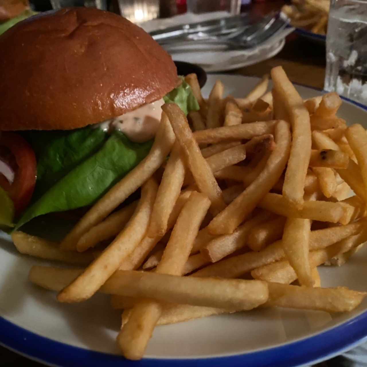 hamburguesa de la carta 