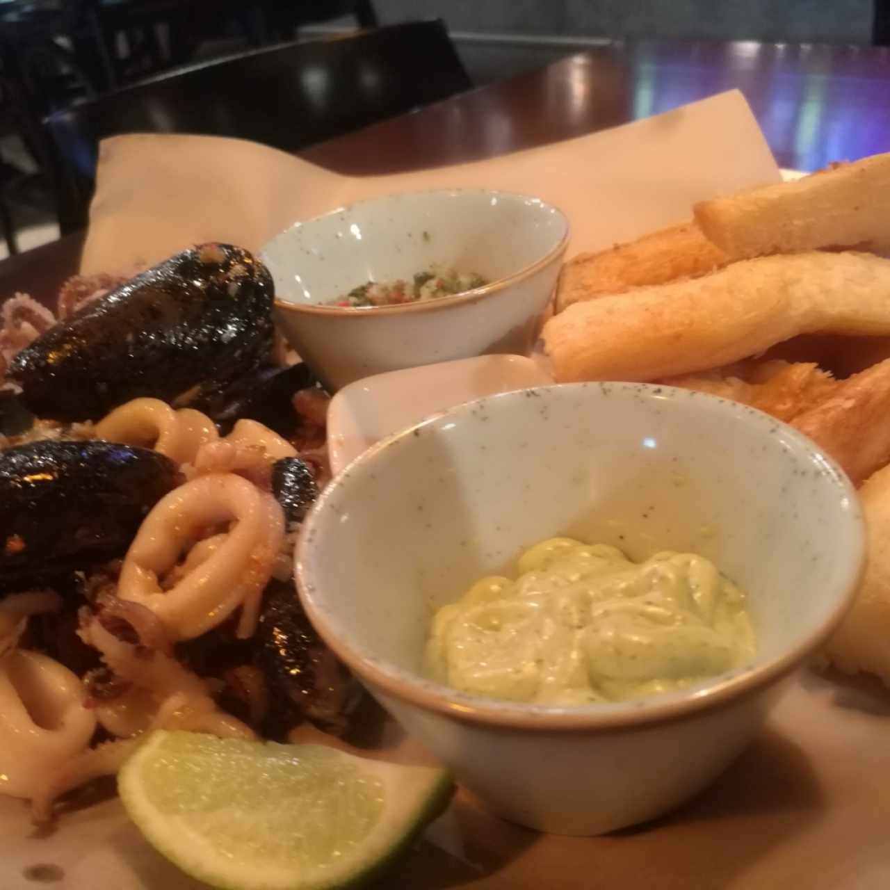 mixto de mariscos 