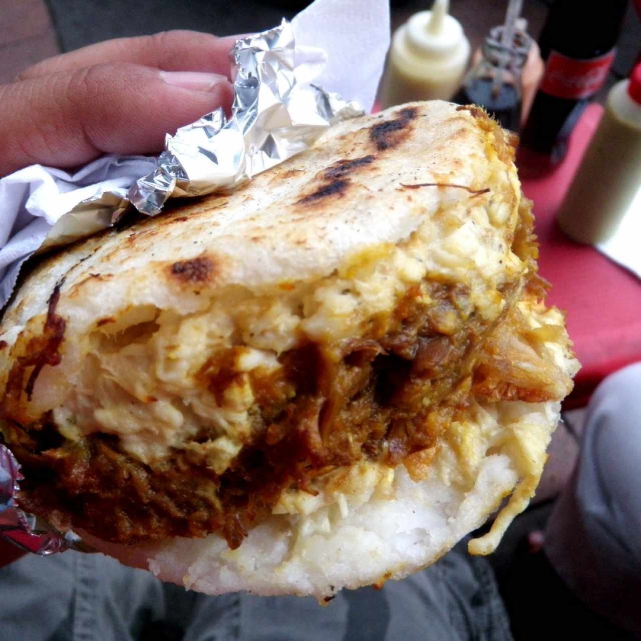 arepa con todo
