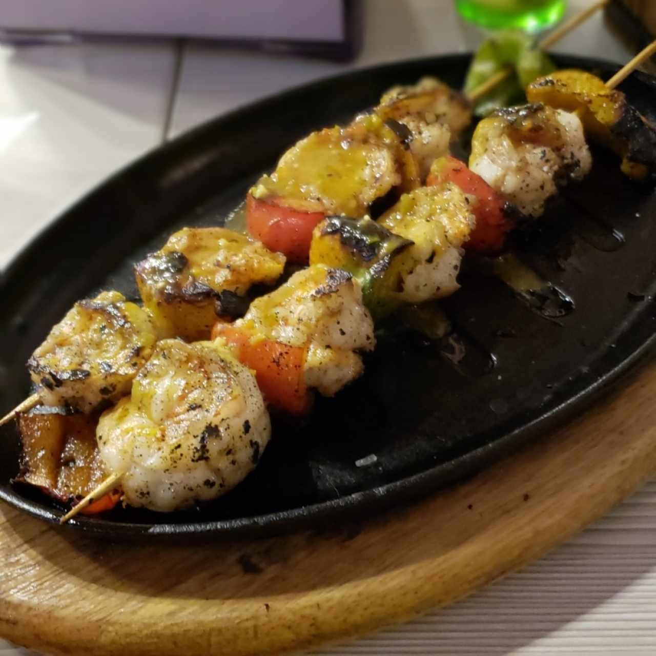 brocheta de lancostino