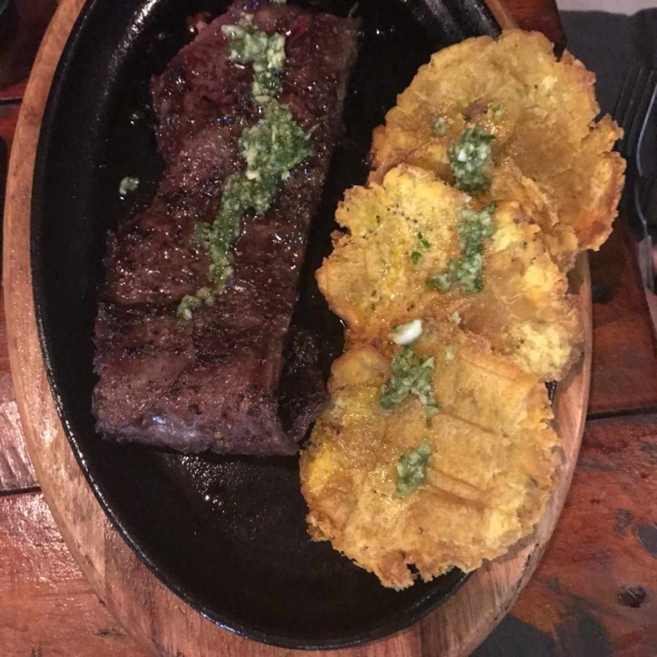 entraña con patacones