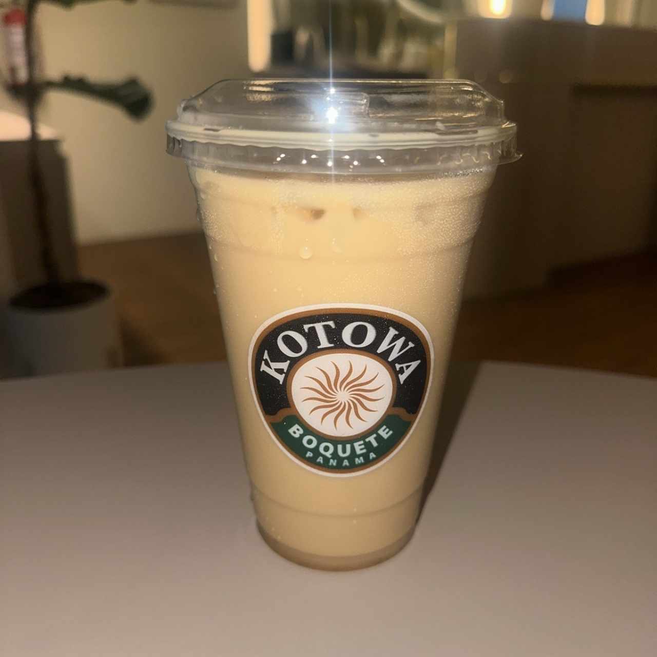 Ice caramel coffee 