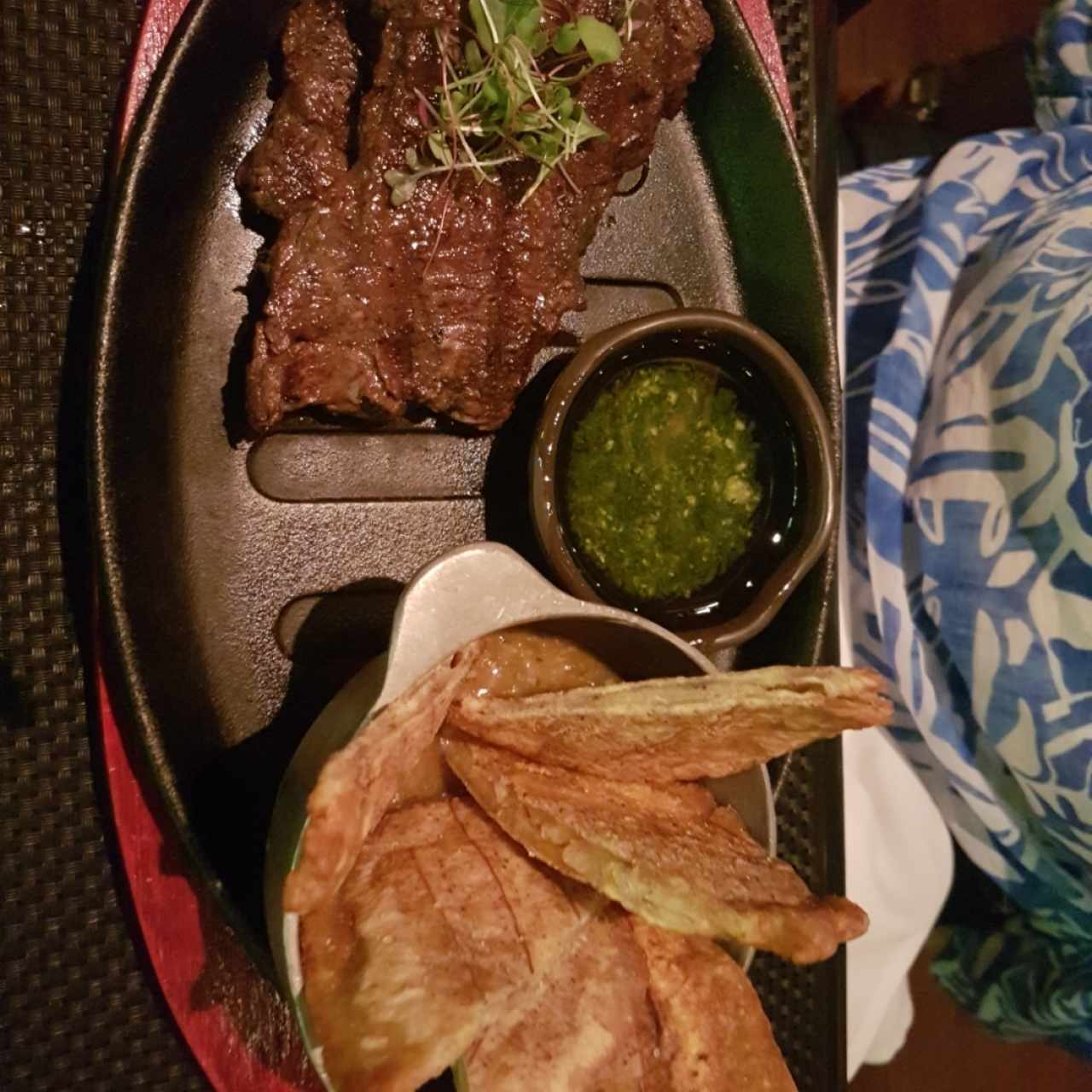 Entraña de res al grill