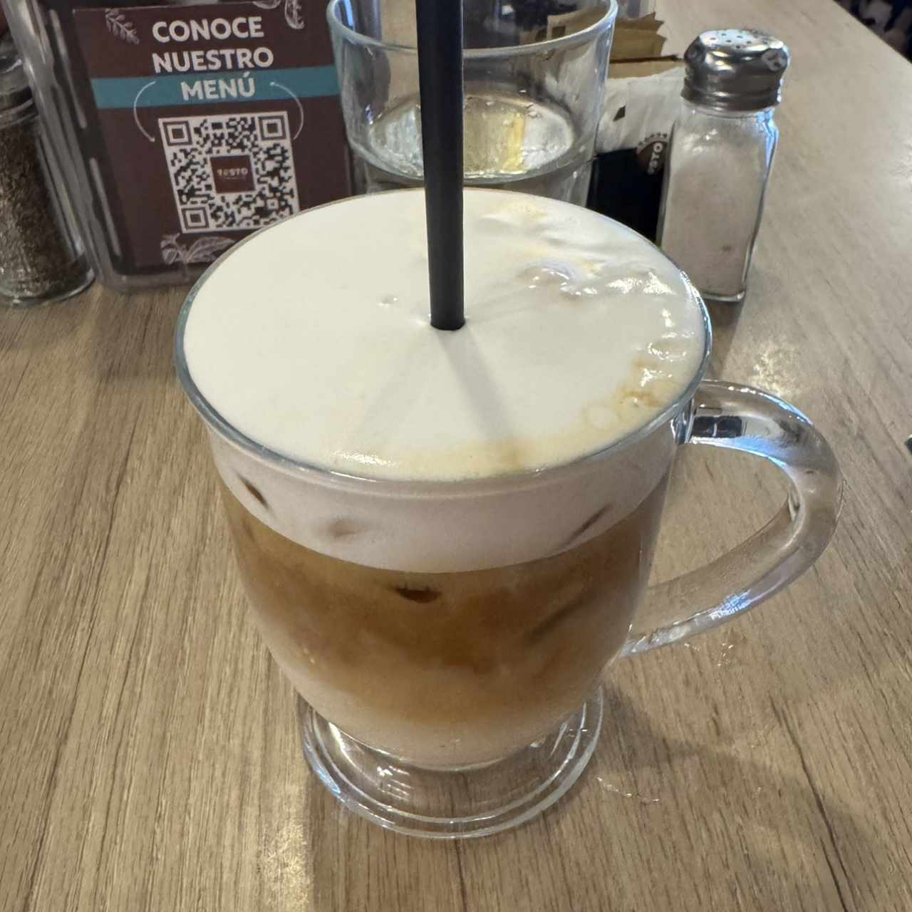 Iced mocha latte 