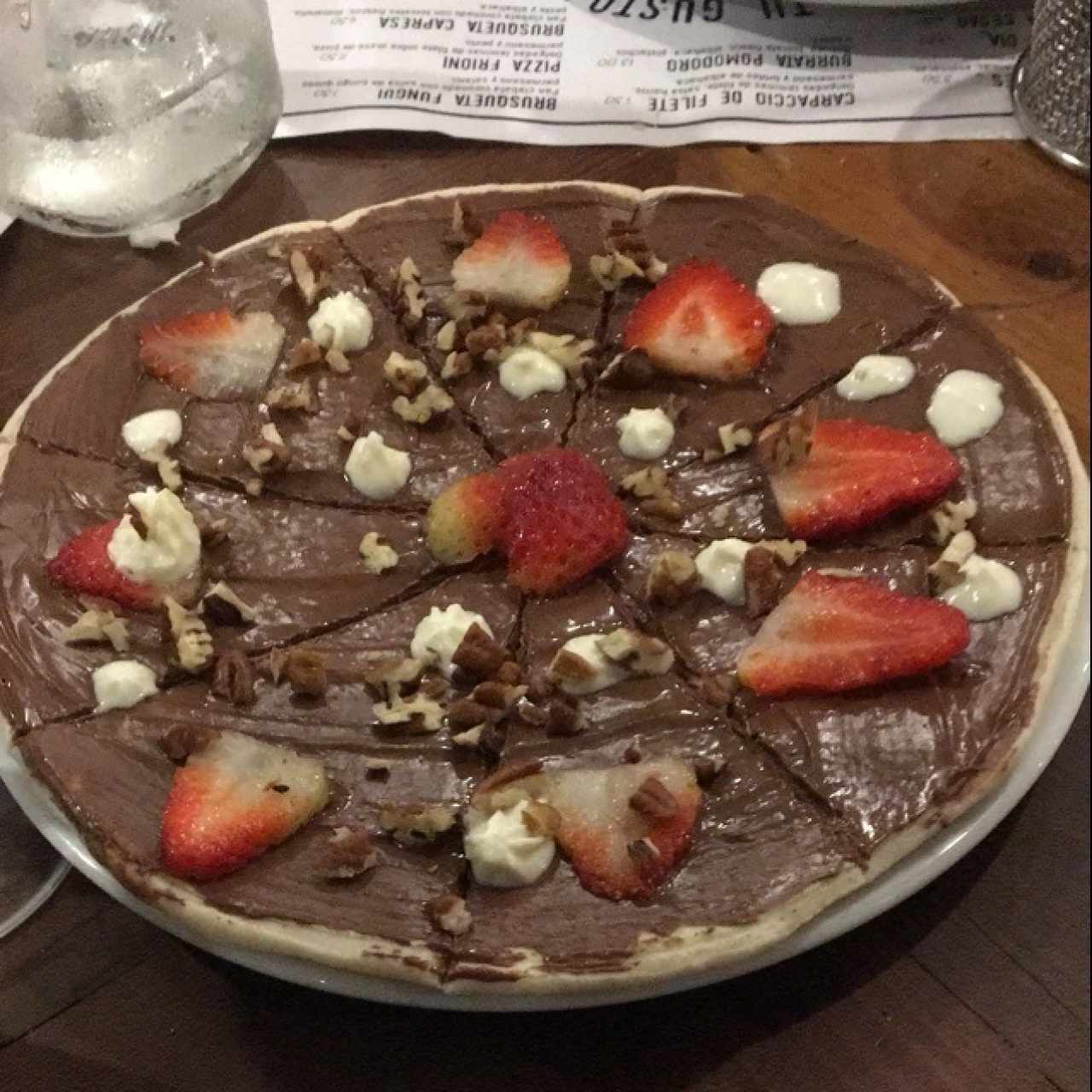pizza de nutella.!! 