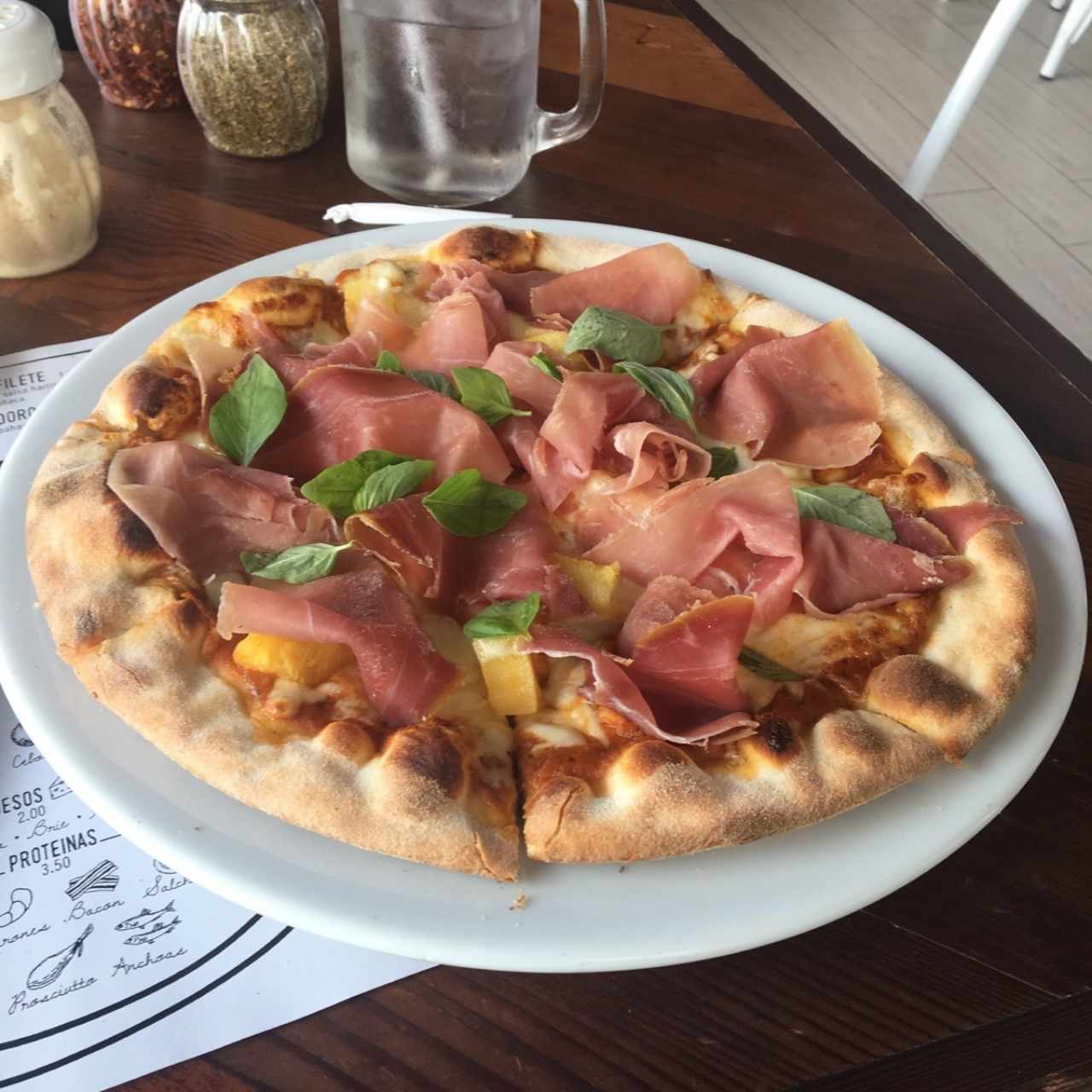 pizza prosiutto.!!
