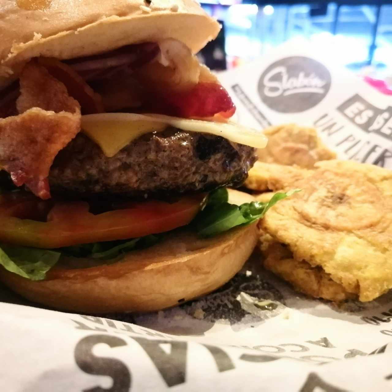 Top Burgers - American Cheese Bacon