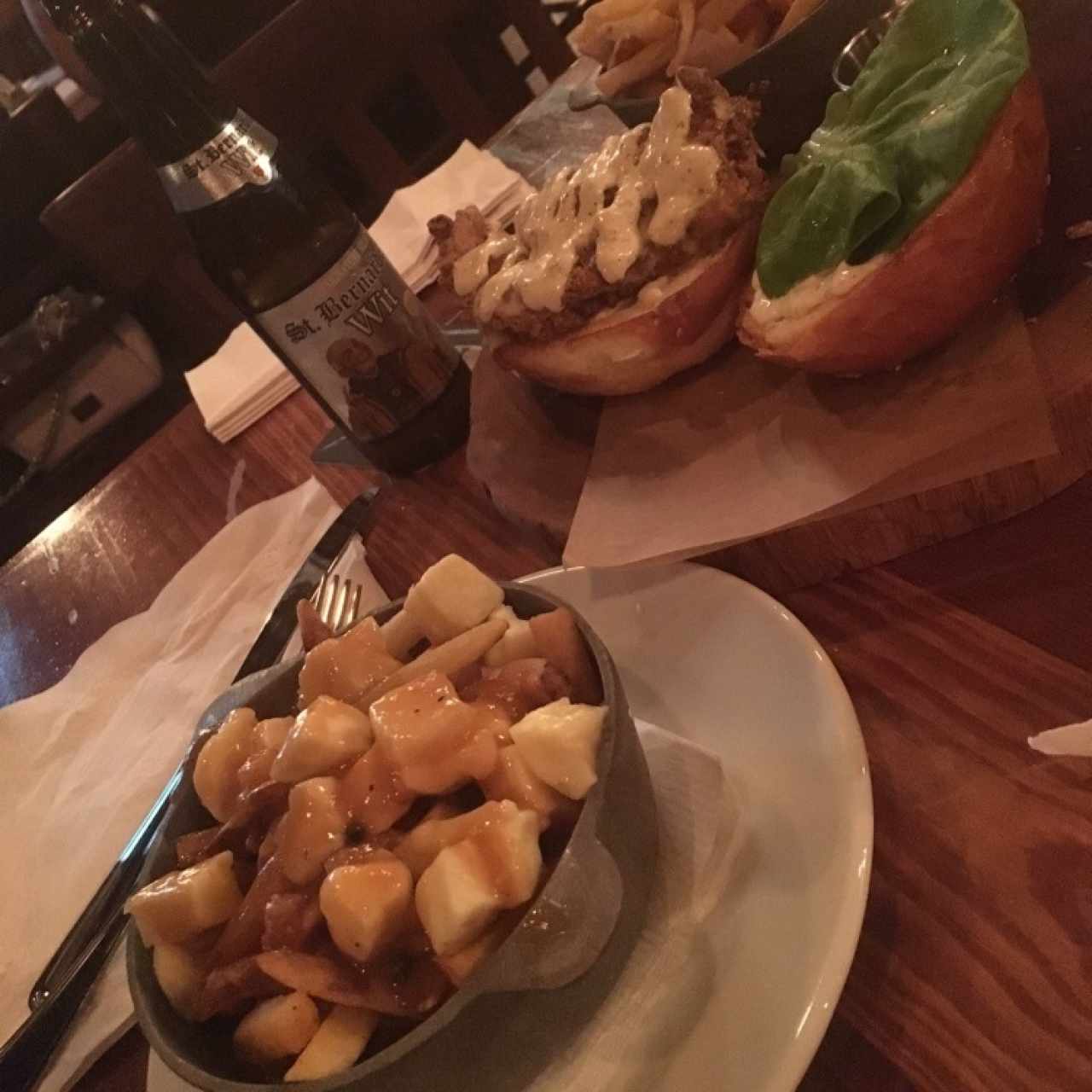 poutine + coronel sanchez... Delicioso