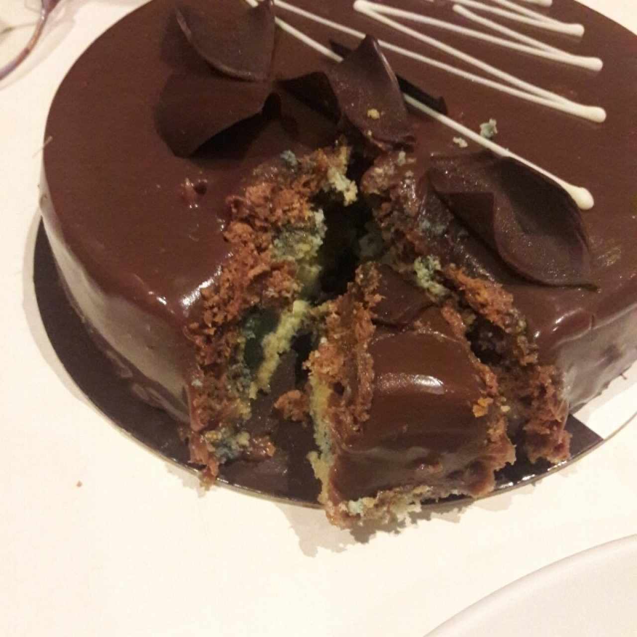 cake de chocolate