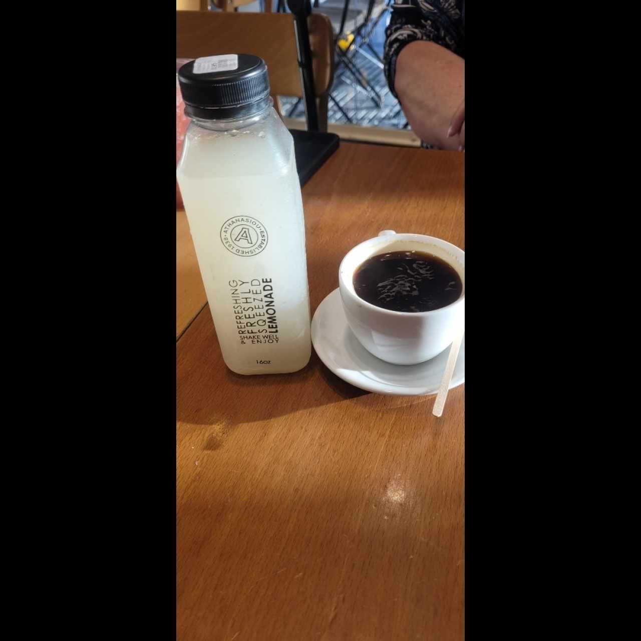 café americano y limonada 