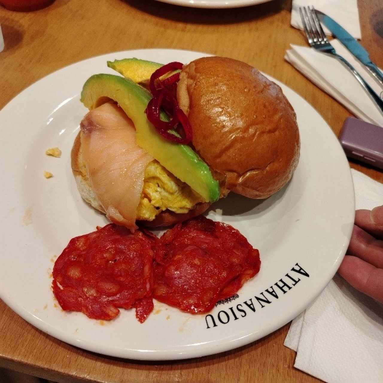 Brioche salmón 