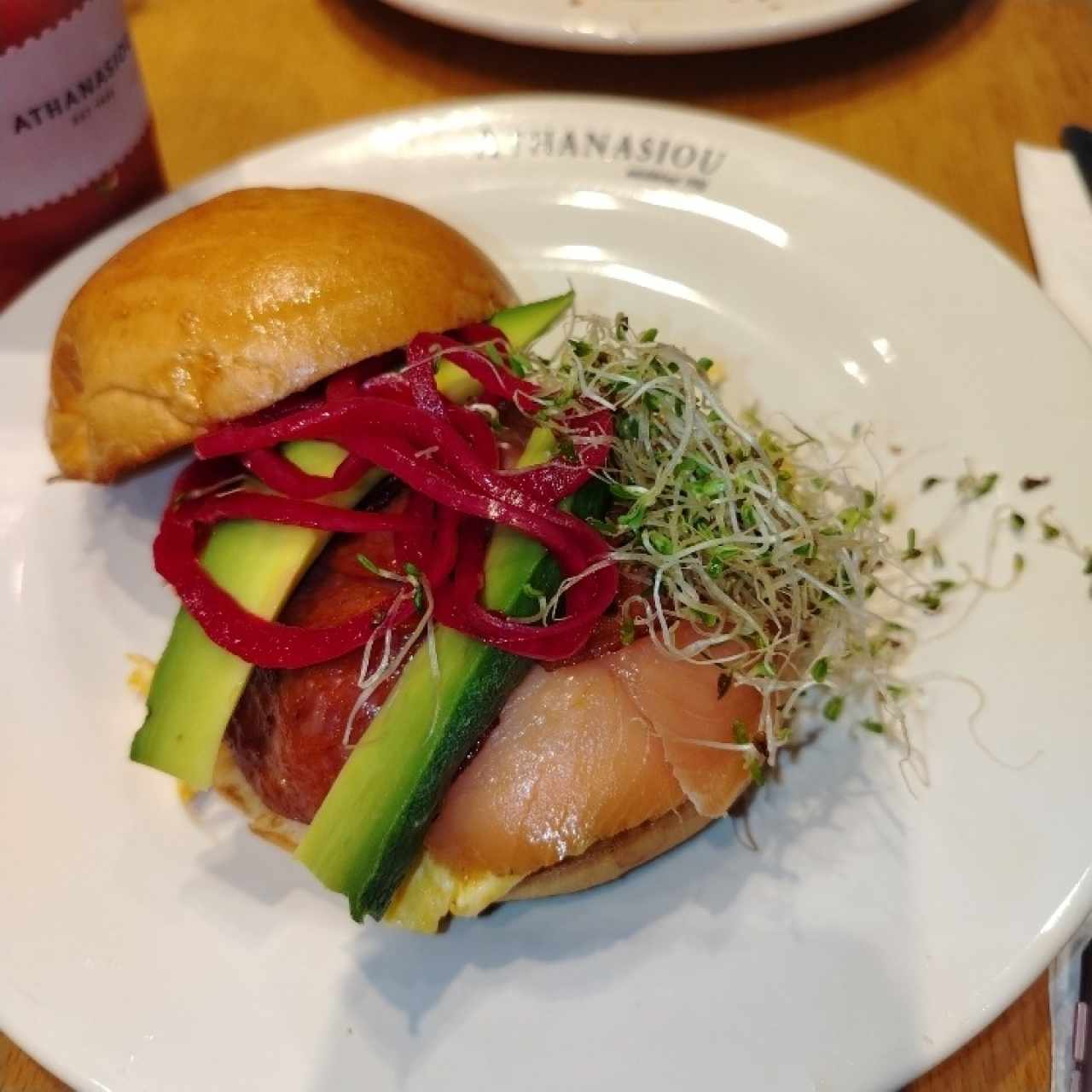 Salmón brioche 