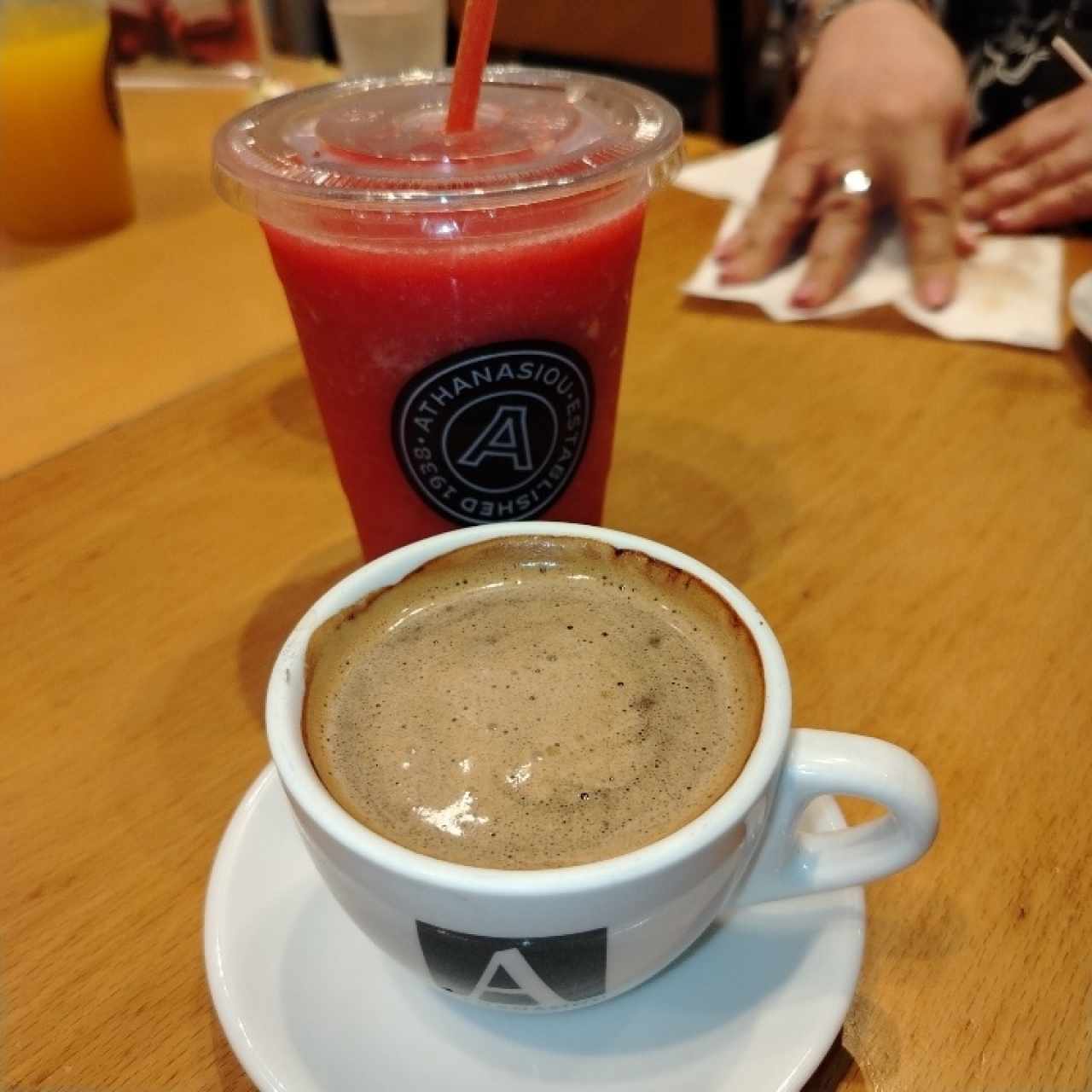 Chocolate con café expreso 