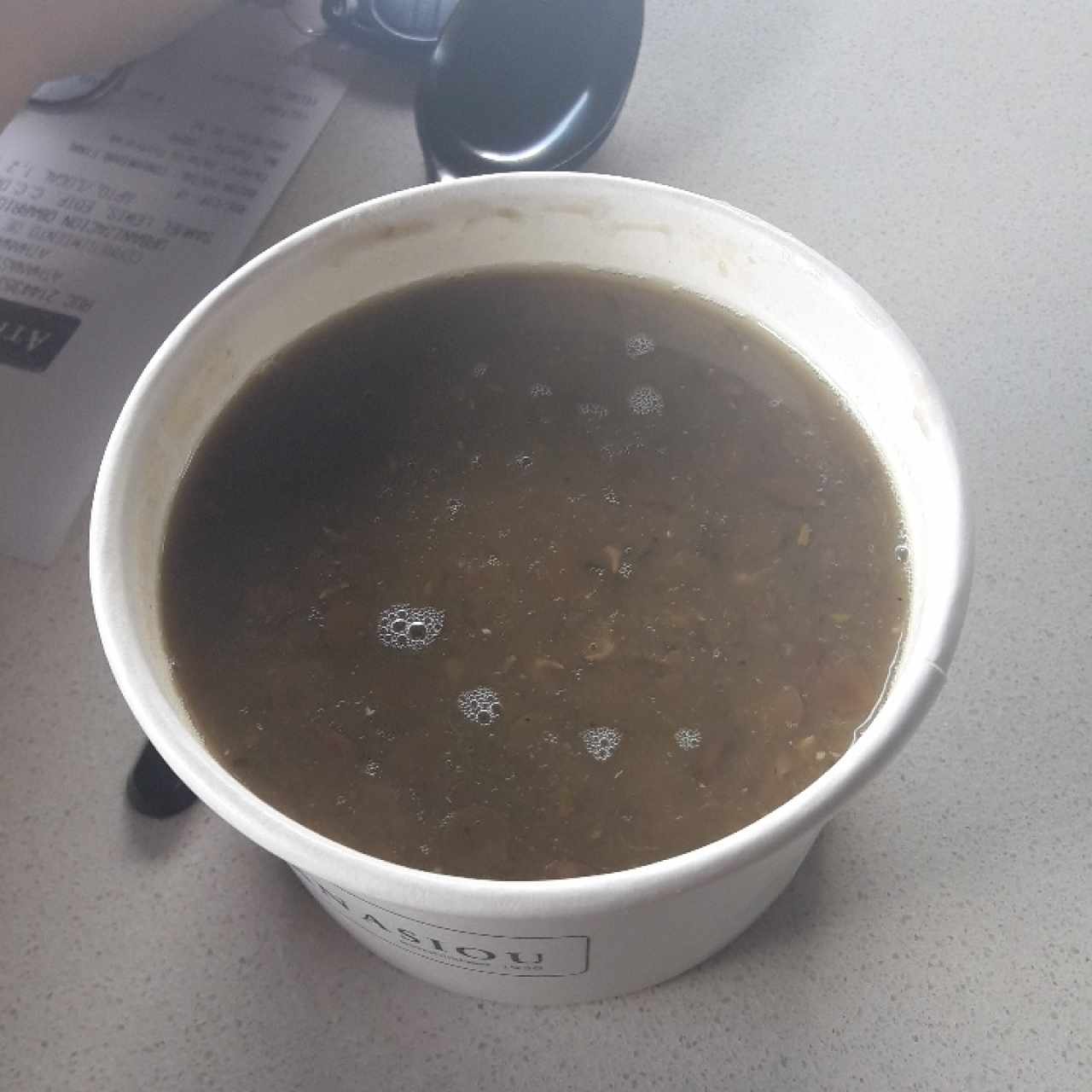 sopa de lentejas