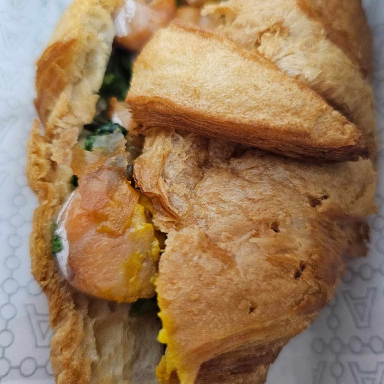 Croissant de salmón