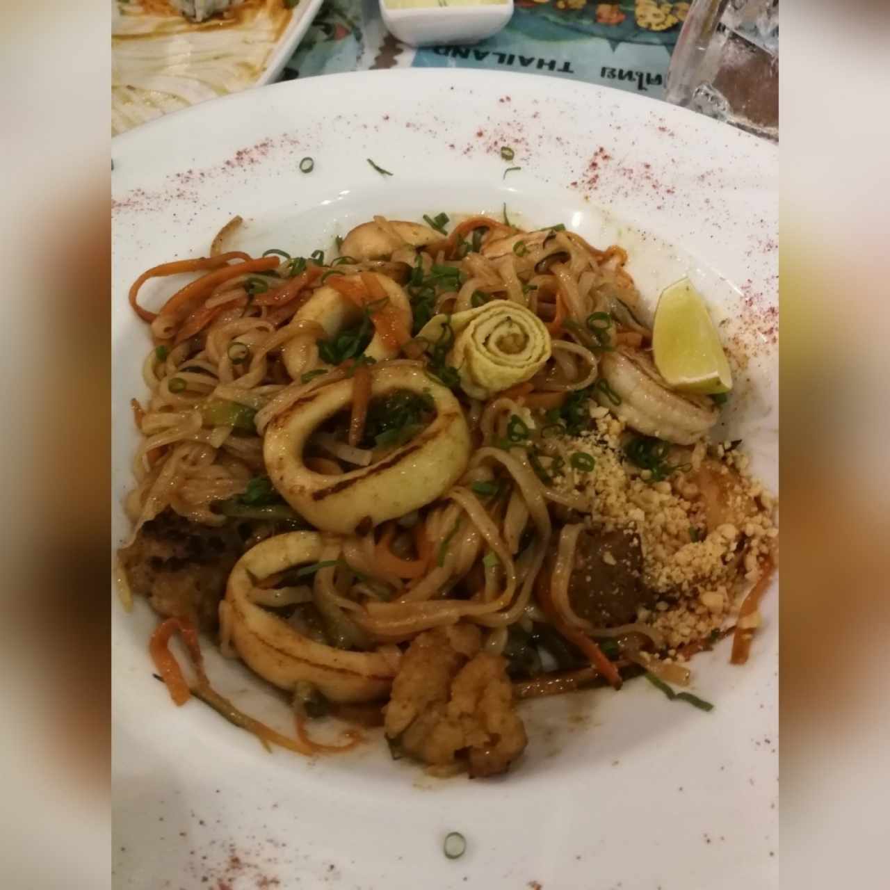 Pad Thai de Mariscos