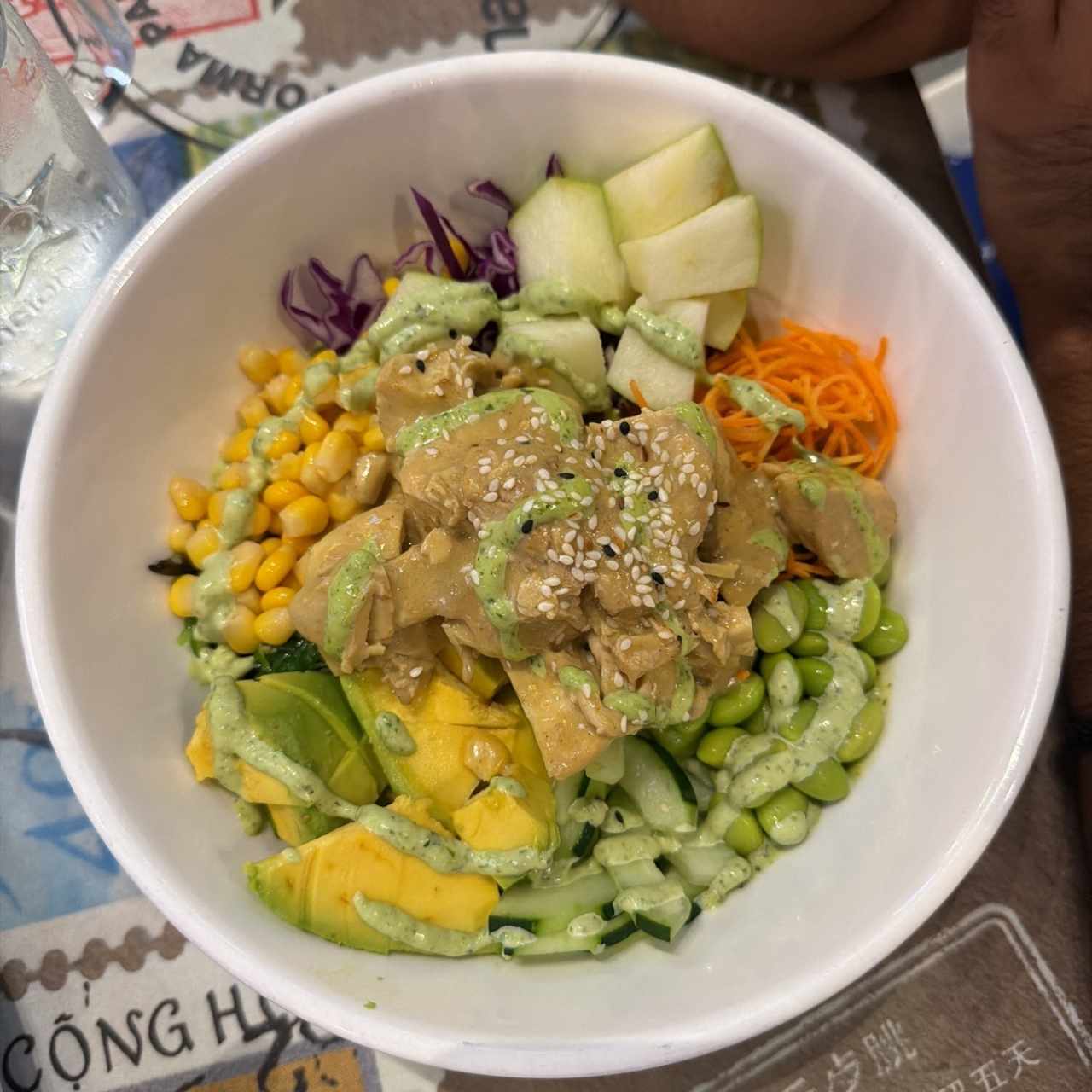 Poke de Pollo al Curry