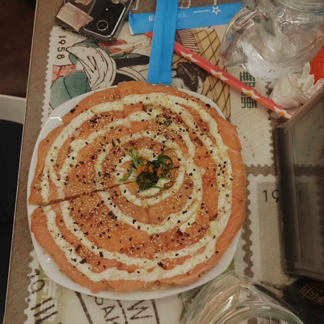 Pizza de Salmón Fresco