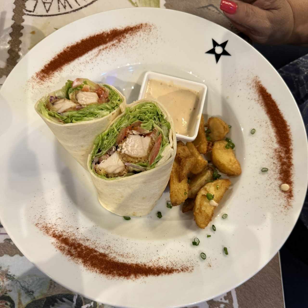 Wrap de Pollo Thai