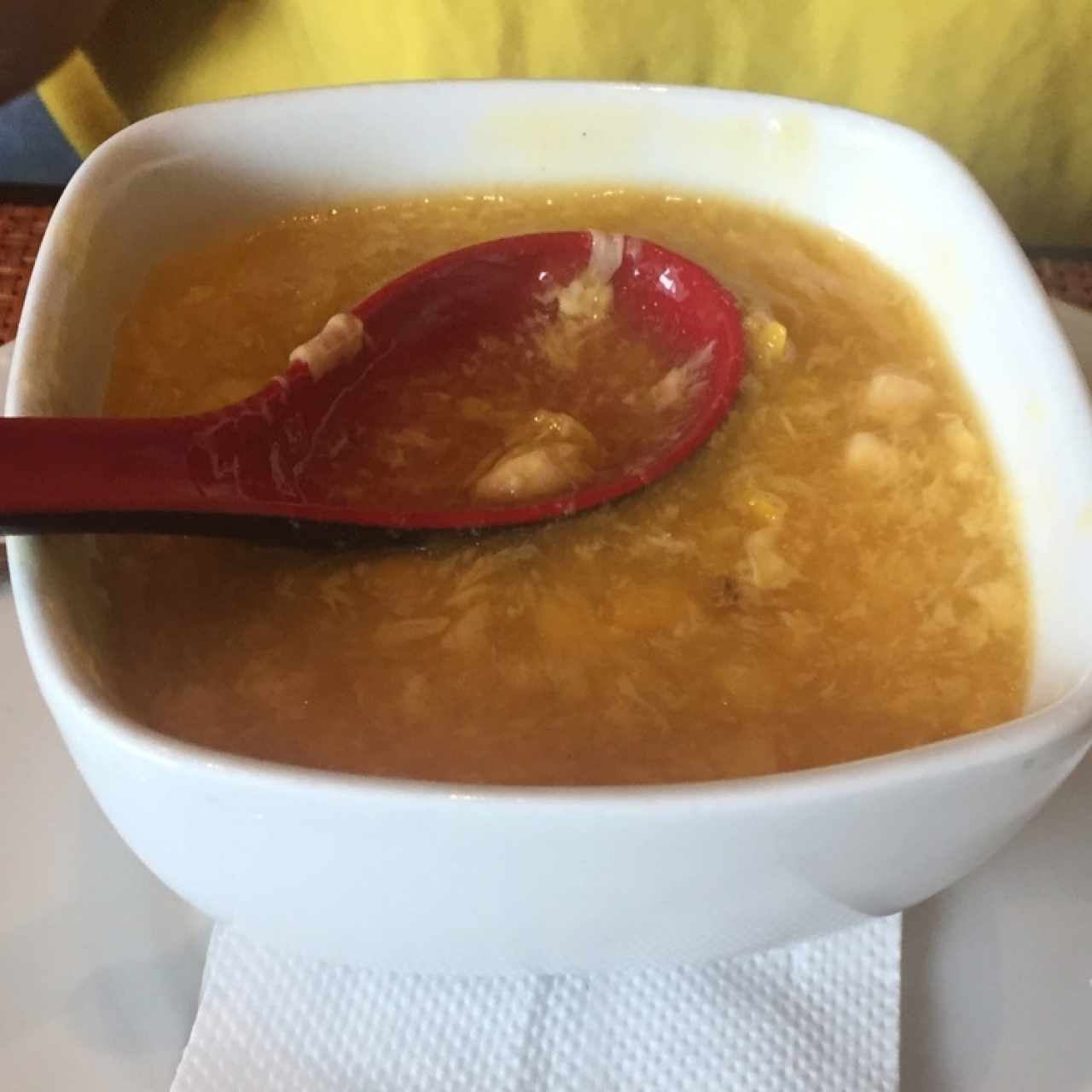 Crema de maiz con pollo