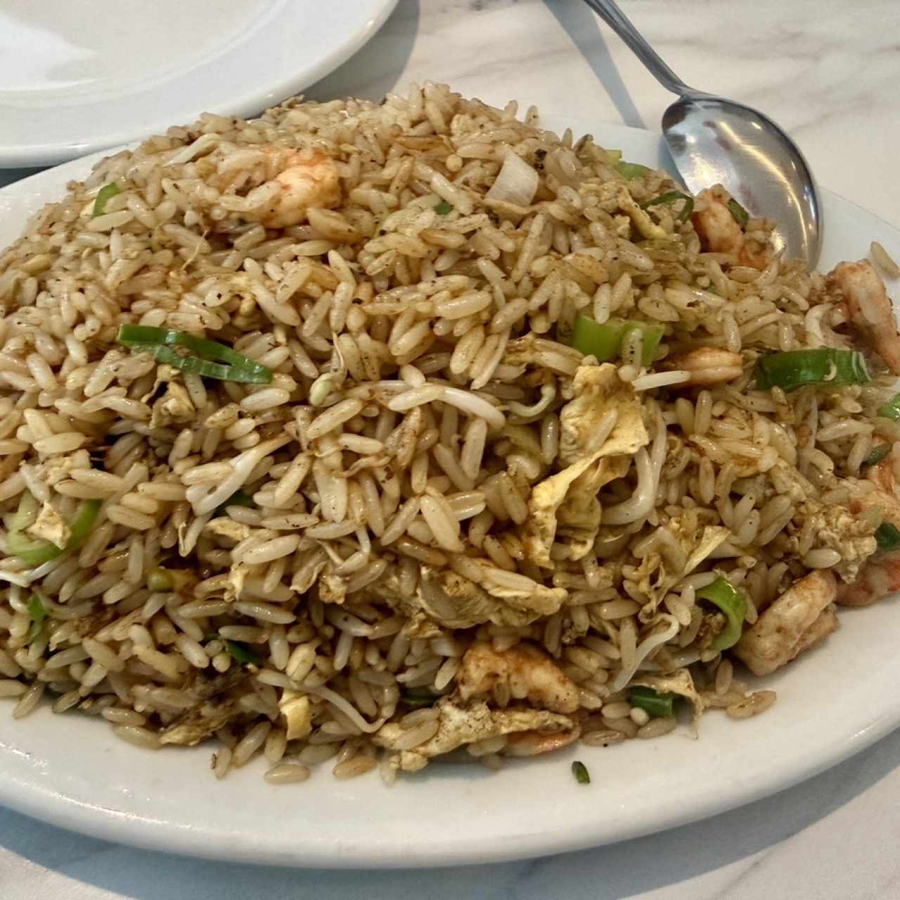 21. arroz con camarones