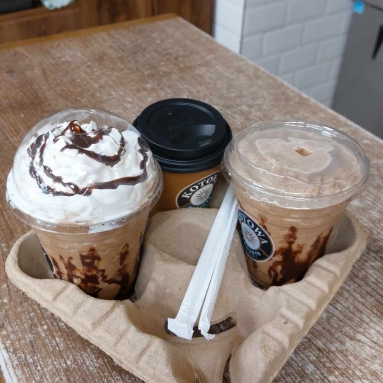 frappé y capuchino