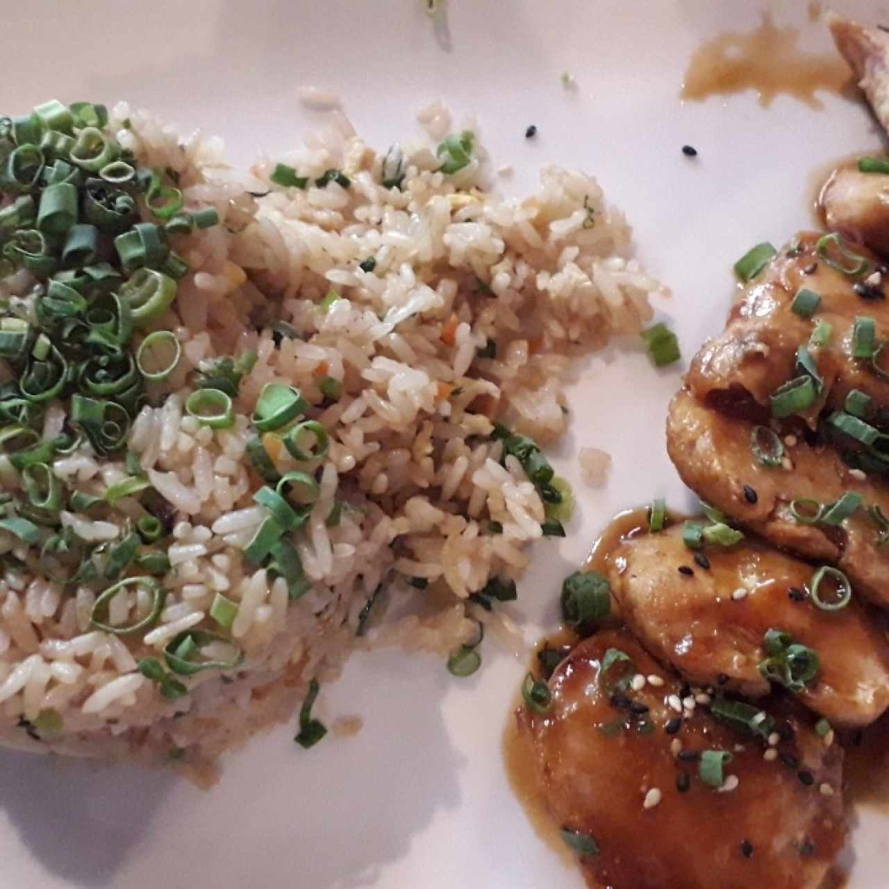 pollo teriyaki