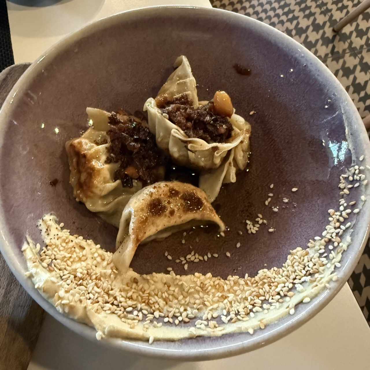 Dumplings de langostinos