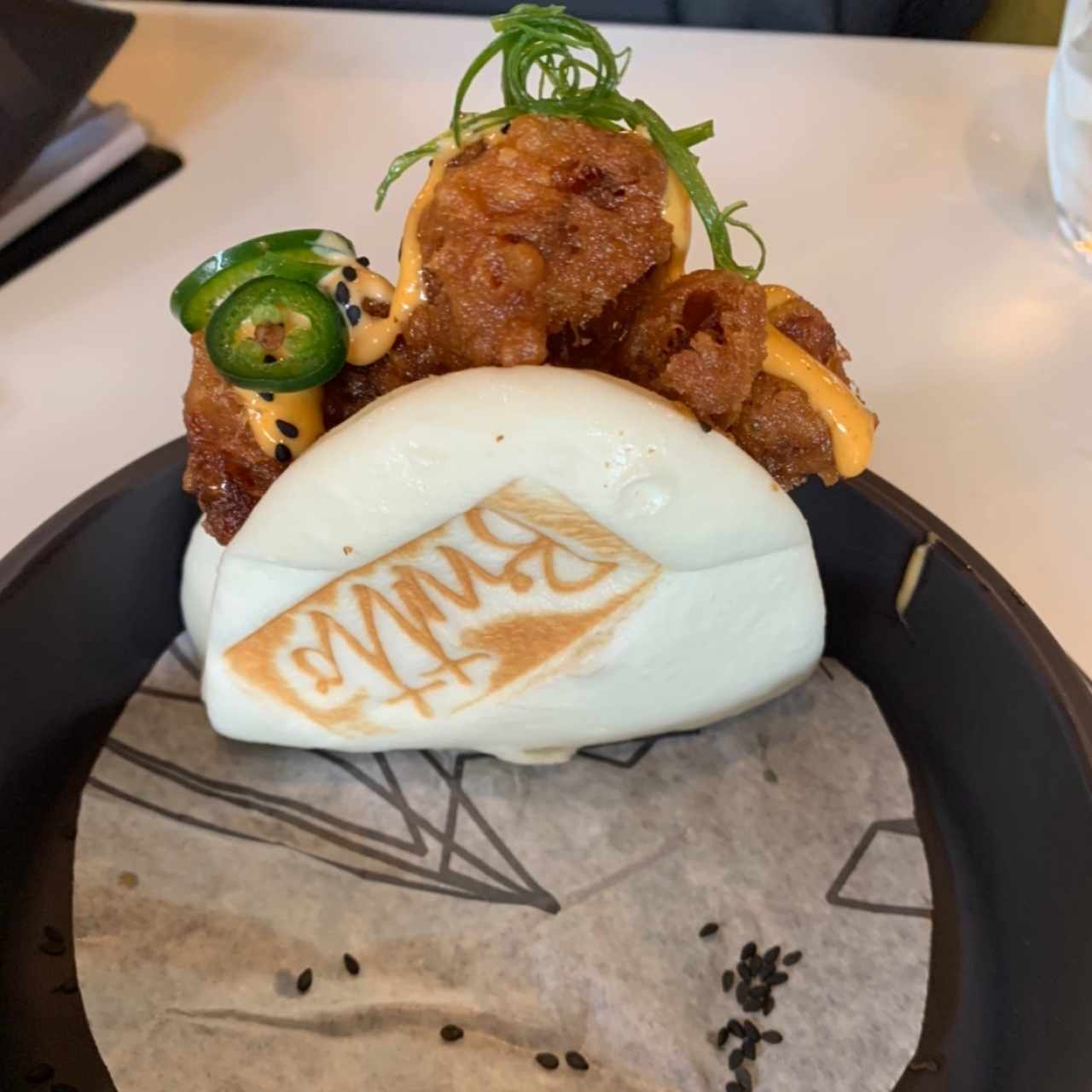 BAO de langostinos 
