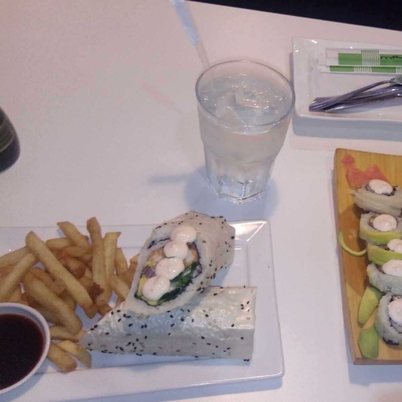 Wrap de camarones