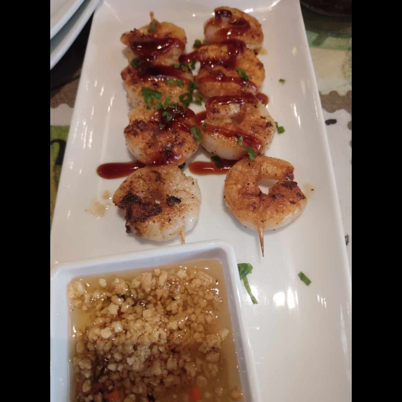 Satay de Camarón (2 unidades)