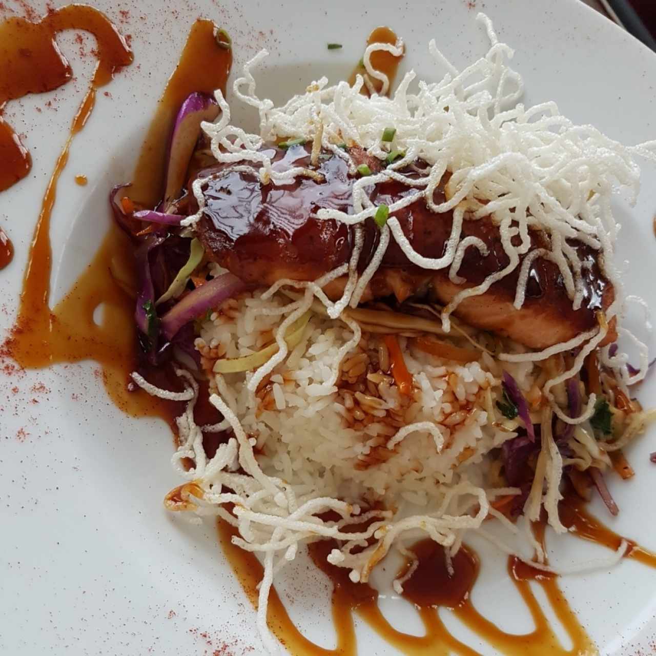 teriyaki de salmón