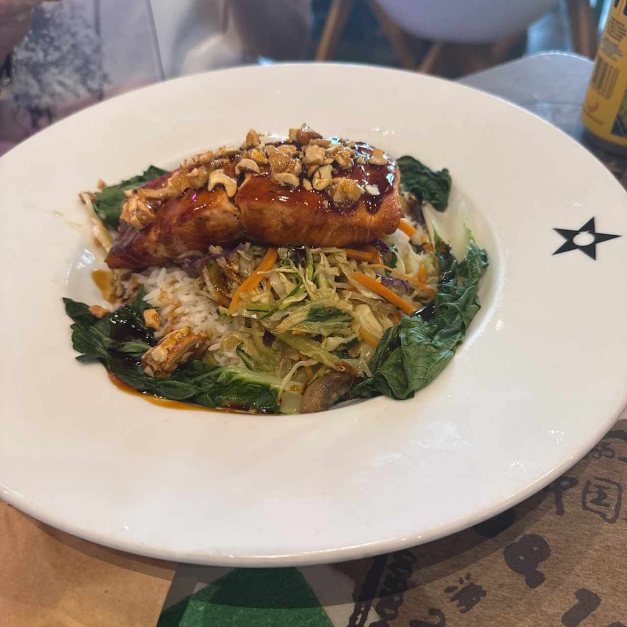 Salmon teriyaki 
