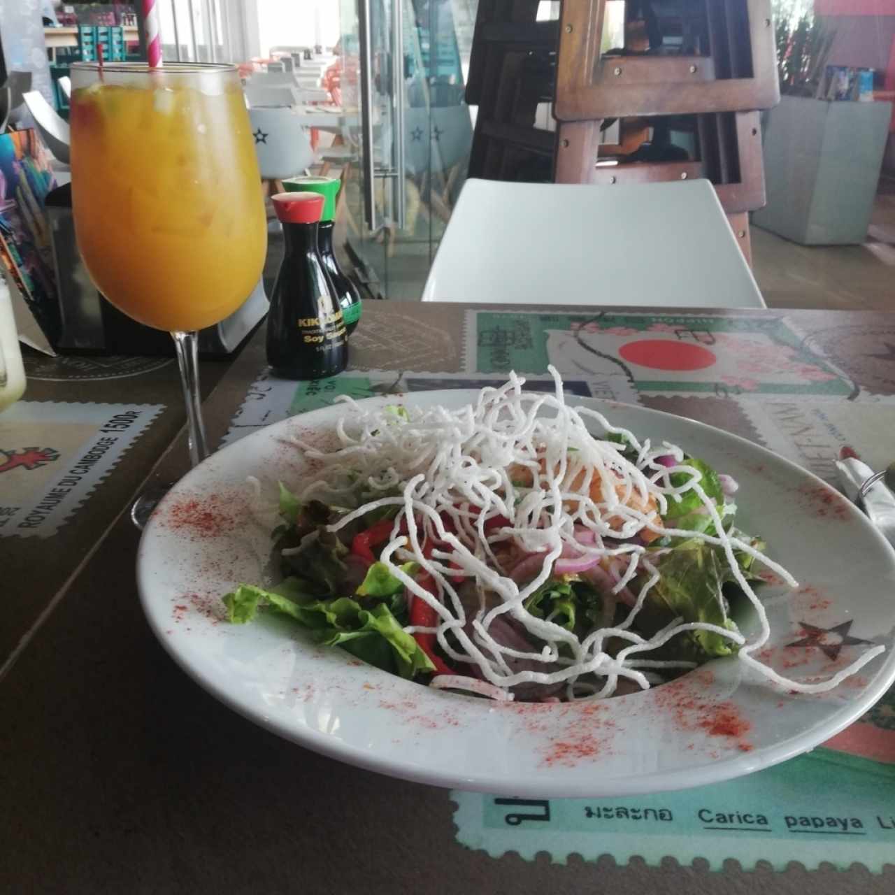ensalada de salmón
