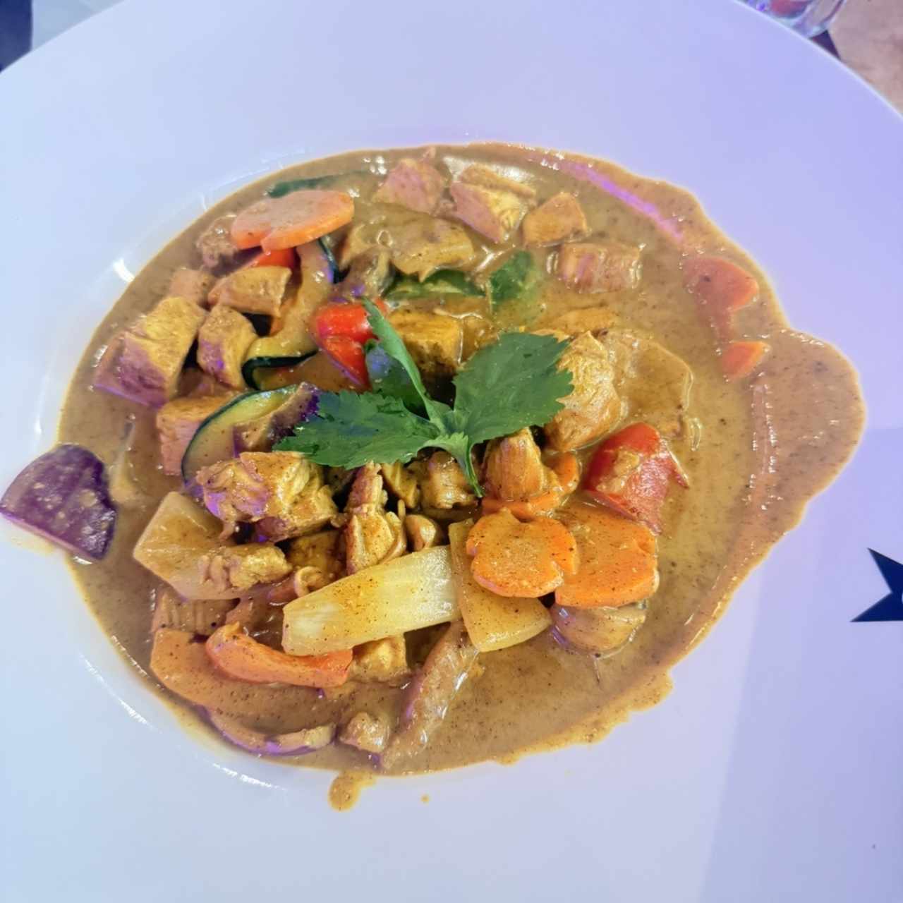 Domburi Pollo al curry 