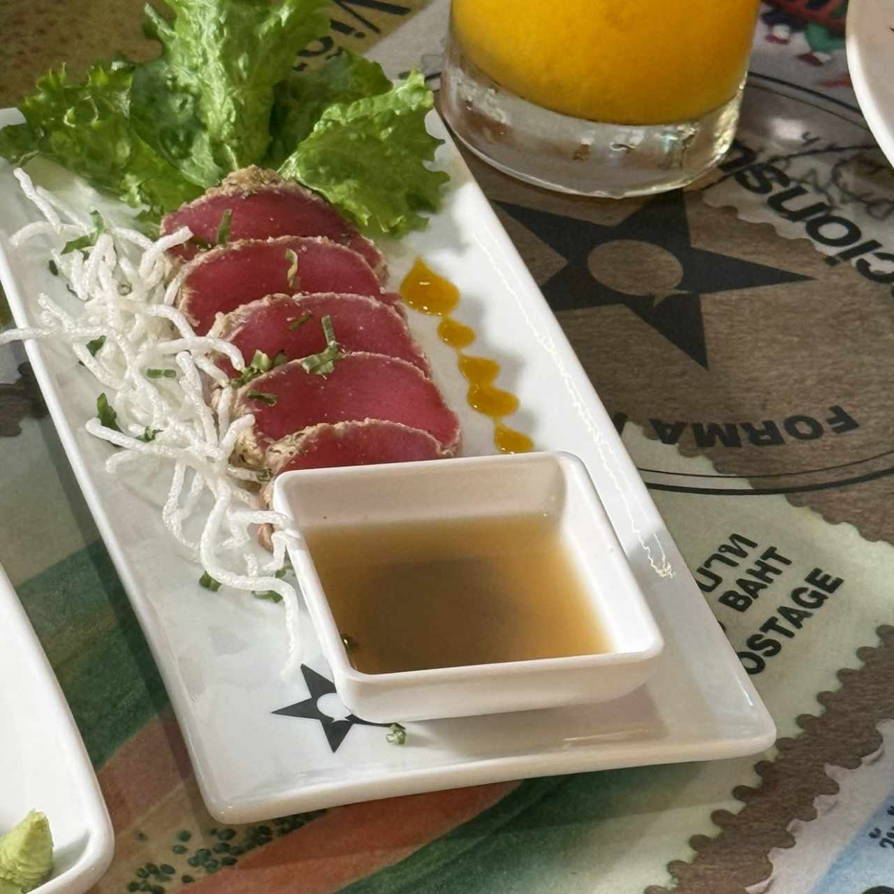 Entradas Tentadoras - Tataki de Atún