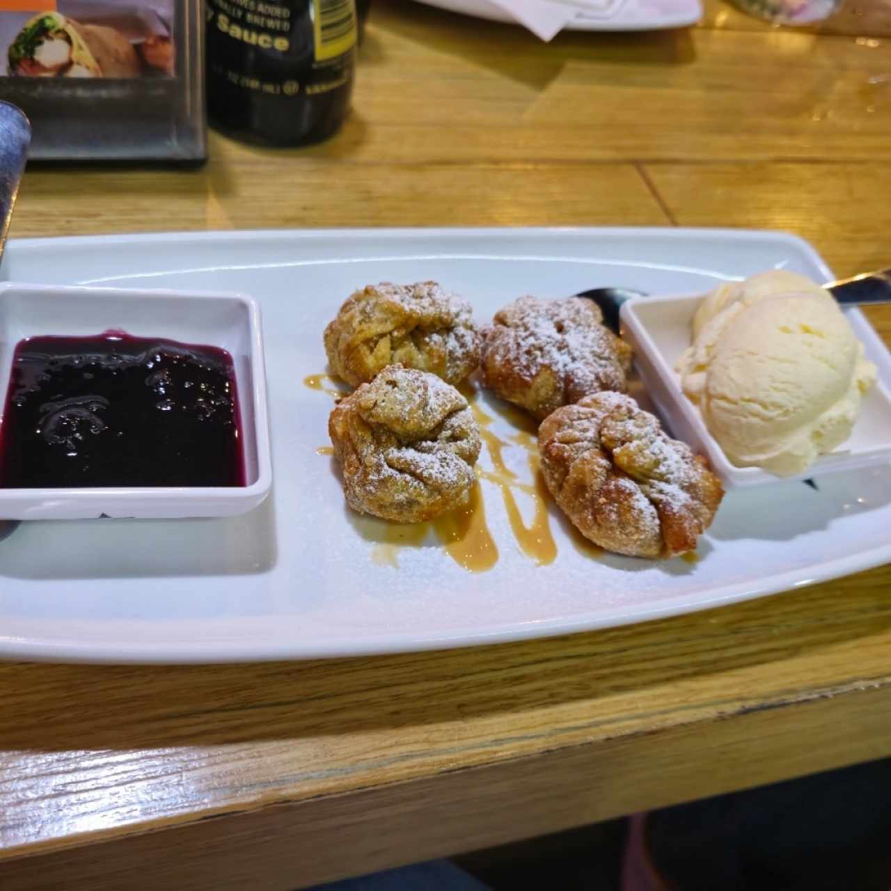 Wanton de Queso y Dulce de Leche