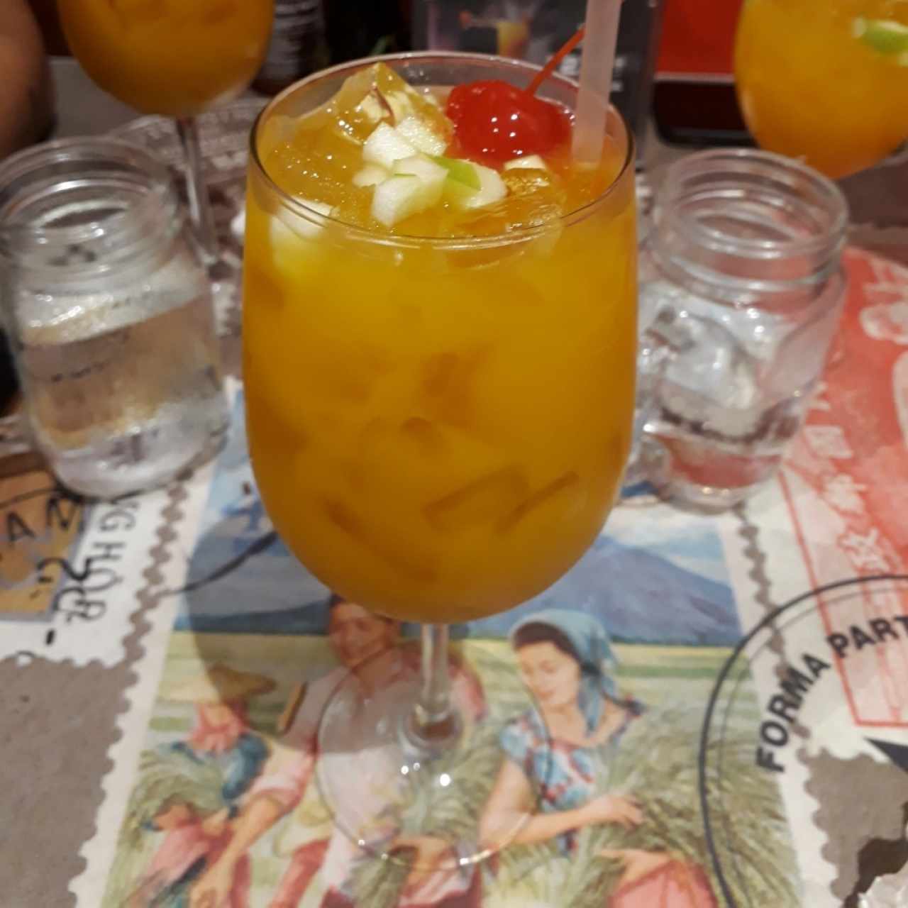 Seductores cocteles - Sangría de mango